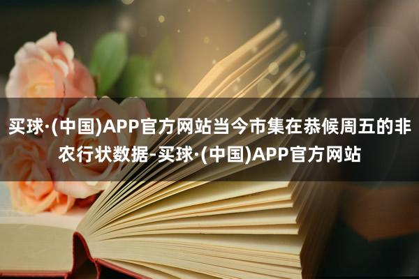 买球·(中国)APP官方网站当今市集在恭候周五的非农行状数据-买球·(中国)APP官方网站